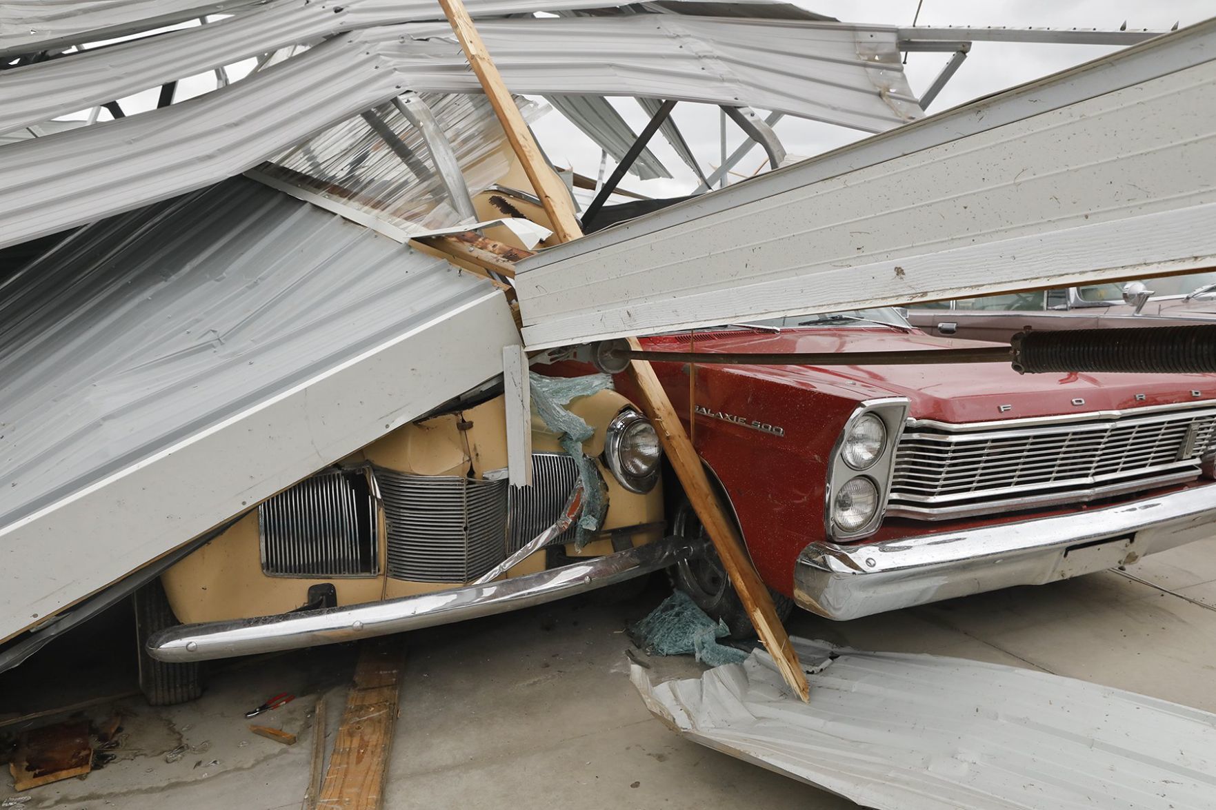 Country Classic Cars in Staunton is damaged - again